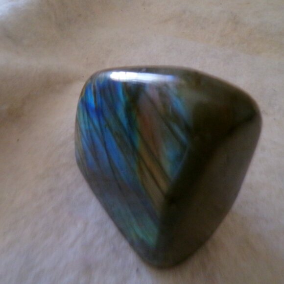 XL Flashy Labradorite Freeform Slab Tower Crystal Speciman - Picture 8 of 11